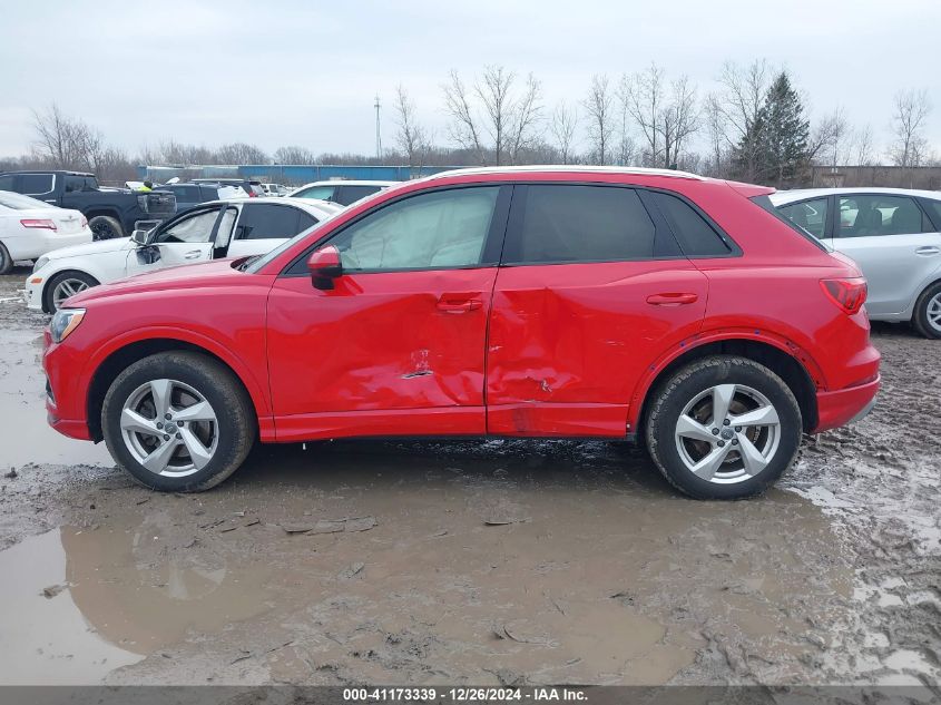 2020 Audi Q3 Premium 45 Tfsi Quattro Tiptronic VIN: WA1AECF32L1108010 Lot: 41173339