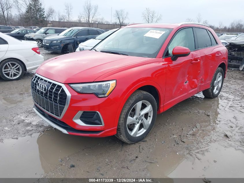 2020 Audi Q3 Premium 45 Tfsi Quattro Tiptronic VIN: WA1AECF32L1108010 Lot: 41173339