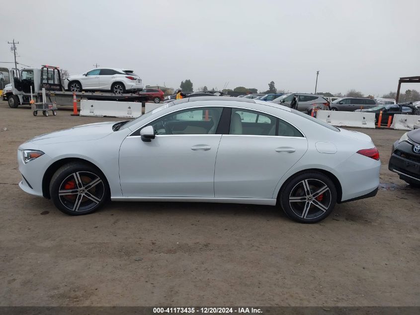 2020 Mercedes-Benz Cla 250 VIN: W1K5J4GB1LN123823 Lot: 41173435