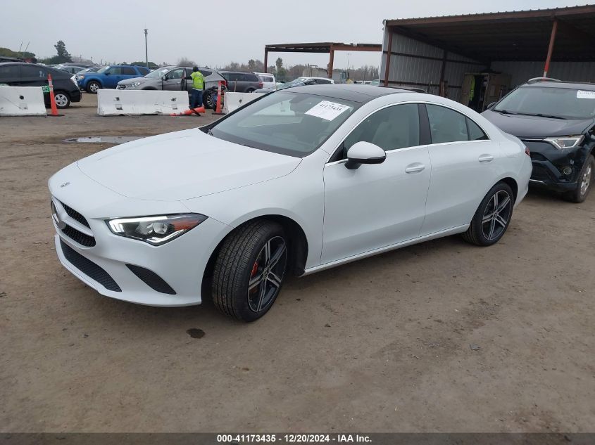 2020 Mercedes-Benz Cla 250 VIN: W1K5J4GB1LN123823 Lot: 41173435