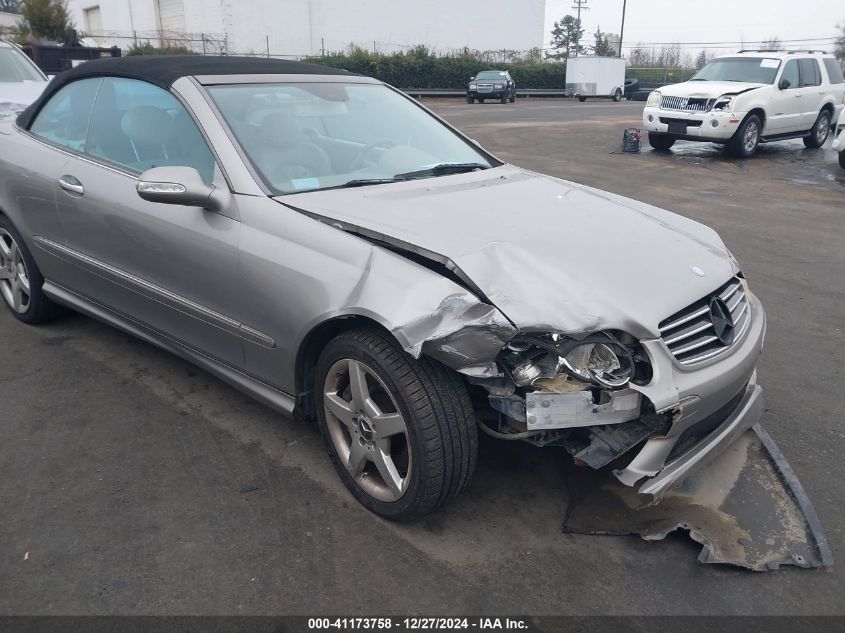 2005 Mercedes-Benz Clk 500 VIN: WDBTK75GX5T045909 Lot: 41173758