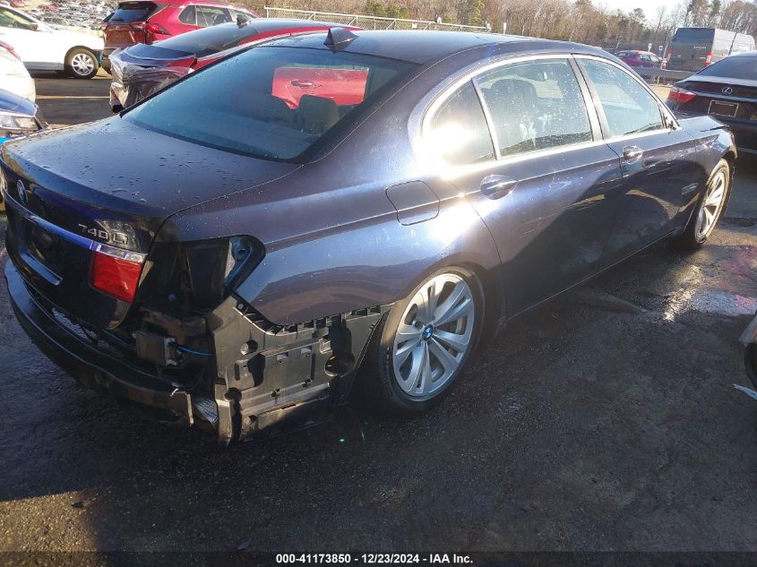 2012 BMW 740Li VIN: WBAKB4C52CC575606 Lot: 41173850