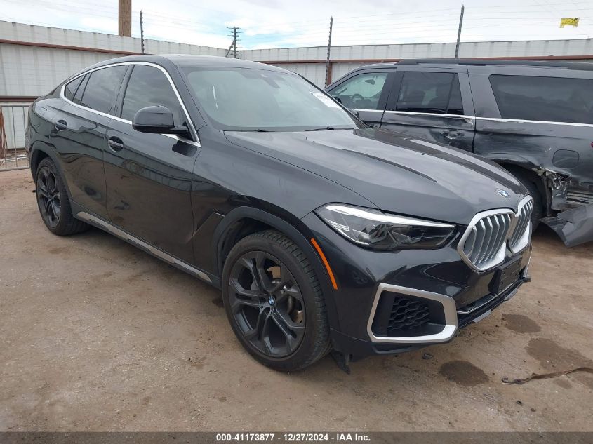 2022 BMW X6 xDrive40I VIN: 5UXCY6C07N9L04027 Lot: 41173877