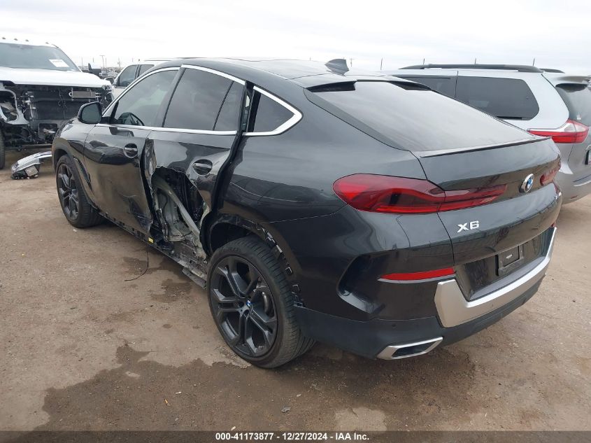 2022 BMW X6 xDrive40I VIN: 5UXCY6C07N9L04027 Lot: 41173877