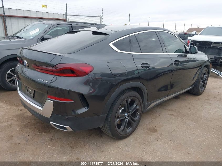 2022 BMW X6 xDrive40I VIN: 5UXCY6C07N9L04027 Lot: 41173877