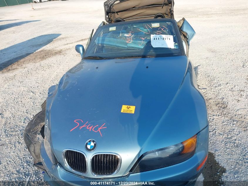 1997 BMW Z3 2.8L VIN: 4USCJ3323VLC03587 Lot: 41174171