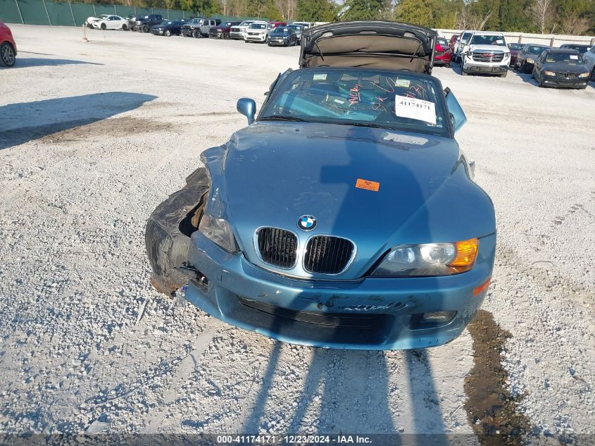 1997 BMW Z3 2.8L VIN: 4USCJ3323VLC03587 Lot: 41174171