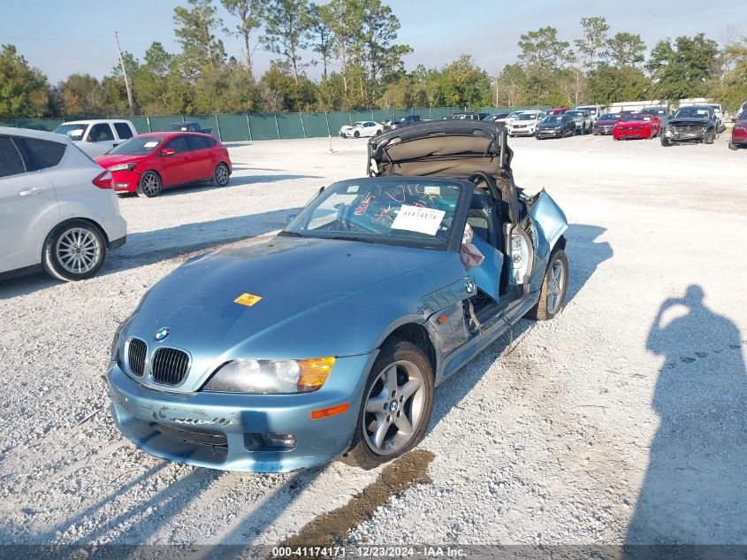 1997 BMW Z3 2.8L VIN: 4USCJ3323VLC03587 Lot: 41174171