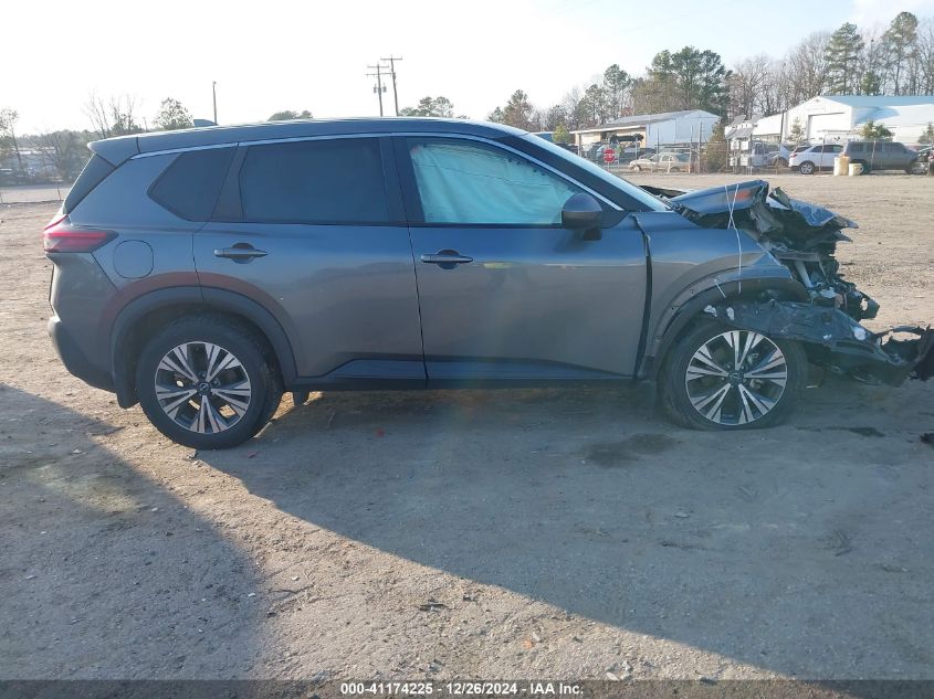 2022 Nissan Rogue Sv Intelligent Awd VIN: 5N1BT3BB2NC724502 Lot: 41174225