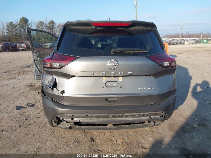 2022 Nissan Rogue Sv Intelligent Awd VIN: 5N1BT3BB2NC724502 Lot: 41174225