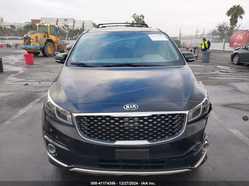 2016 Kia Sedona Sx Luxury VIN: KNDME5C13G6141477 Lot: 41174356