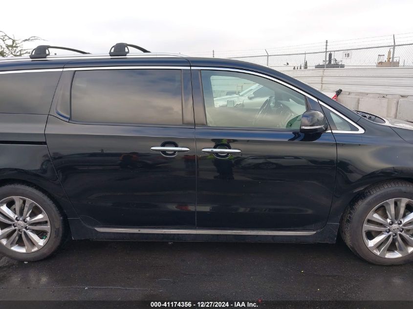 2016 Kia Sedona Sx Luxury VIN: KNDME5C13G6141477 Lot: 41174356