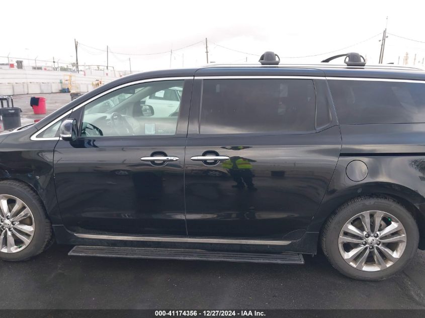 2016 Kia Sedona Sx Luxury VIN: KNDME5C13G6141477 Lot: 41174356