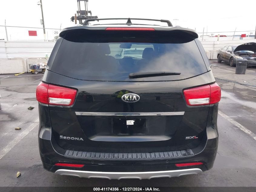 2016 Kia Sedona Sx Luxury VIN: KNDME5C13G6141477 Lot: 41174356