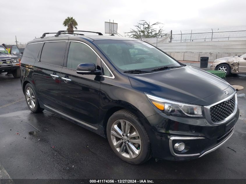 2016 Kia Sedona Sx Luxury VIN: KNDME5C13G6141477 Lot: 41174356