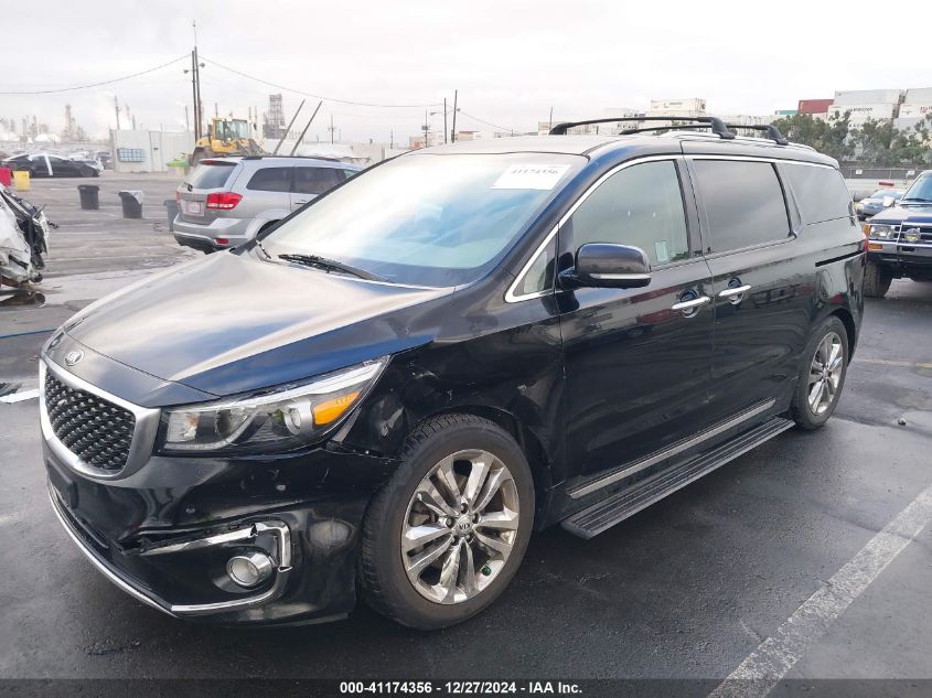 2016 Kia Sedona Sx Luxury VIN: KNDME5C13G6141477 Lot: 41174356