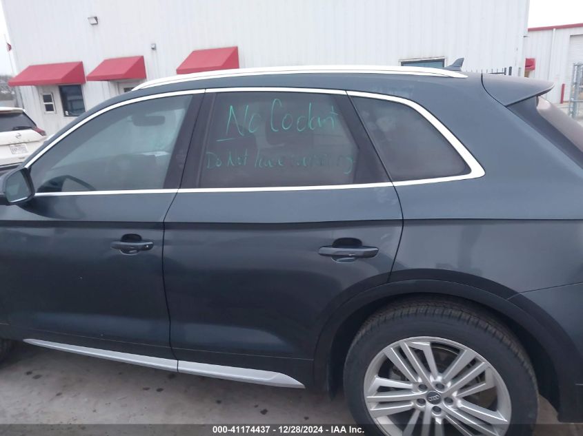 2018 Audi Q5 2.0T Premium/2.0T Tech Premium VIN: WA1BNAFYXJ2054130 Lot: 41174437