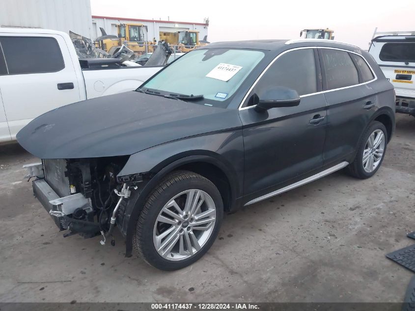 2018 Audi Q5 2.0T Premium/2.0T Tech Premium VIN: WA1BNAFYXJ2054130 Lot: 41174437