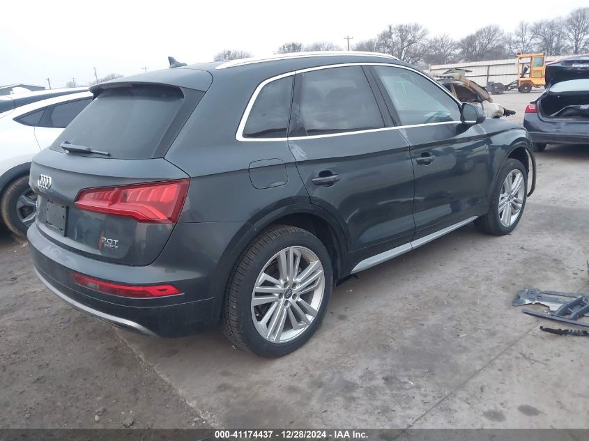 2018 Audi Q5 2.0T Premium/2.0T Tech Premium VIN: WA1BNAFYXJ2054130 Lot: 41174437