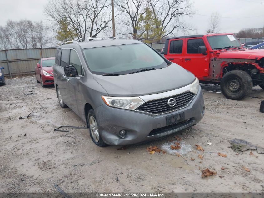 2014 Nissan Quest Sv VIN: JN8AE2KP0E9105530 Lot: 41174483