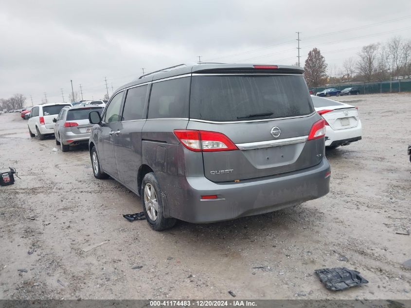 2014 Nissan Quest Sv VIN: JN8AE2KP0E9105530 Lot: 41174483