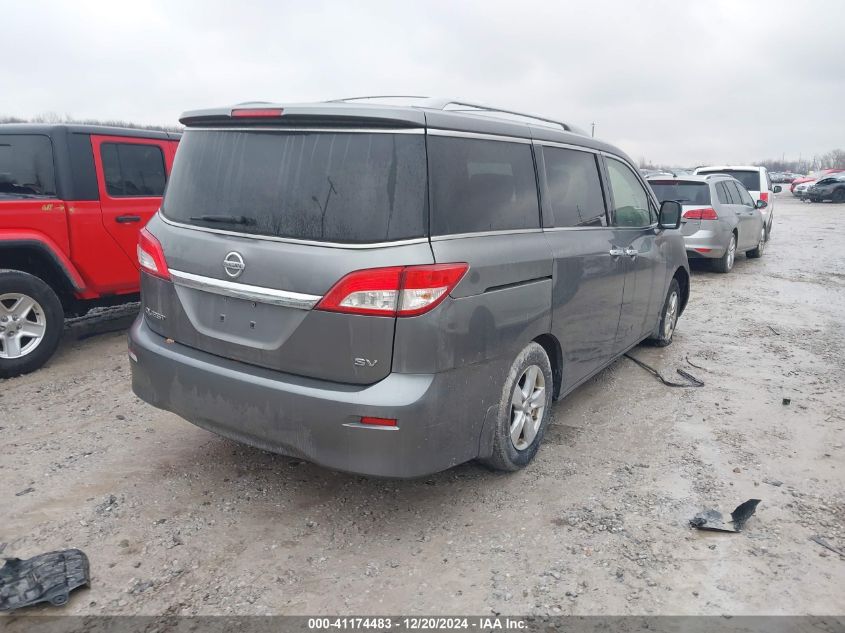 2014 Nissan Quest Sv VIN: JN8AE2KP0E9105530 Lot: 41174483