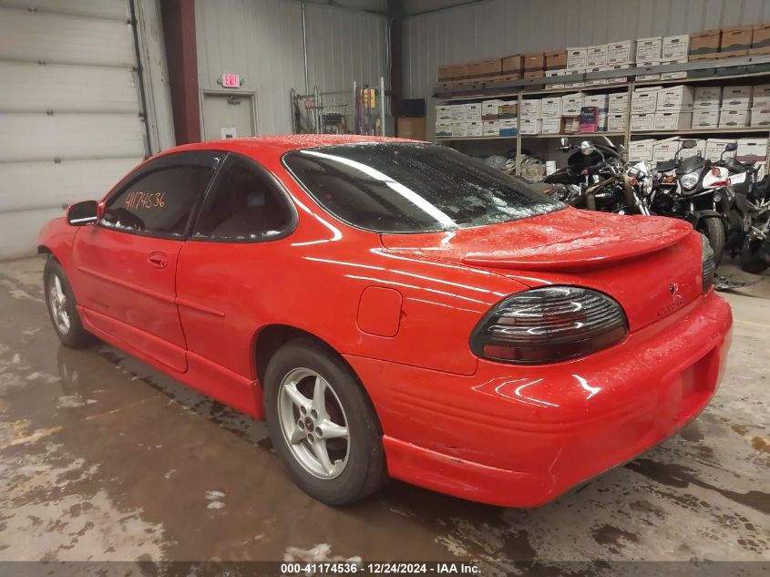 2000 Pontiac Grand Prix Gt VIN: 1G2WP12K6YF102829 Lot: 41174536