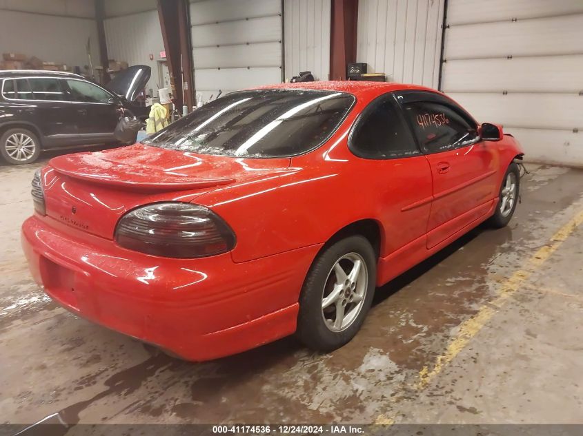 2000 Pontiac Grand Prix Gt VIN: 1G2WP12K6YF102829 Lot: 41174536