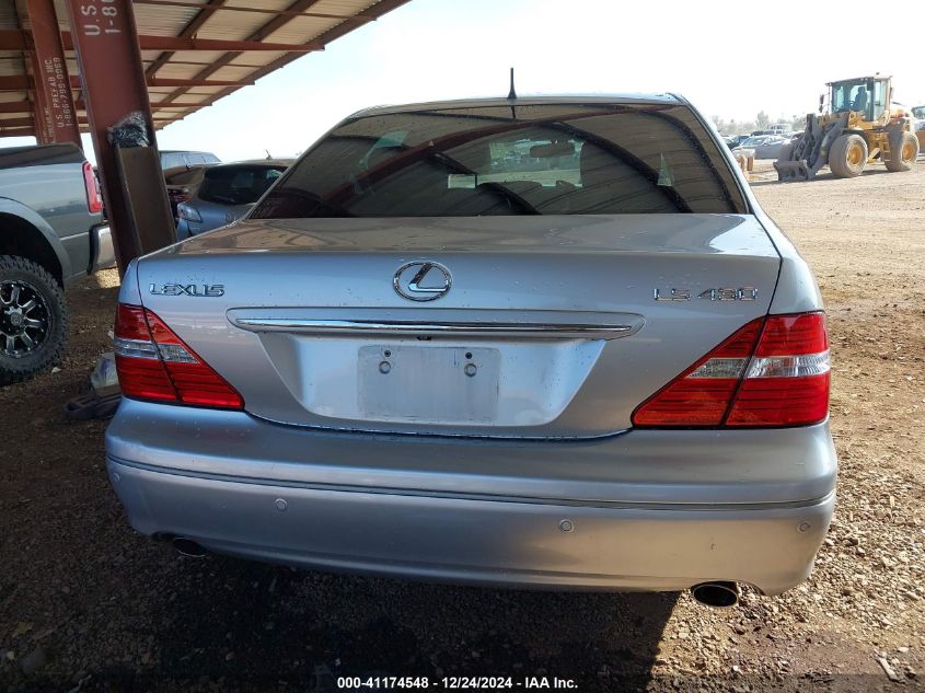 2004 Lexus Ls 430 VIN: JTHBN36F840161935 Lot: 41174548