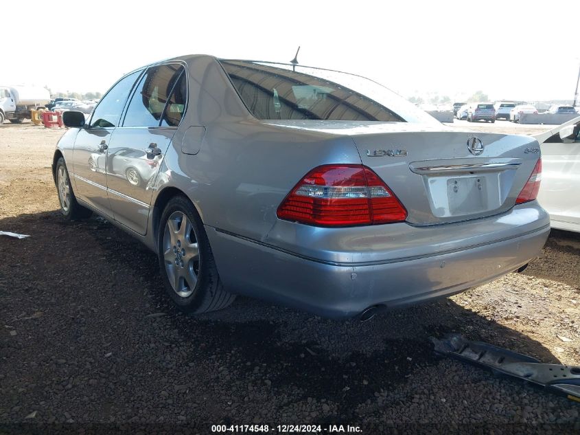 2004 Lexus Ls 430 VIN: JTHBN36F840161935 Lot: 41174548