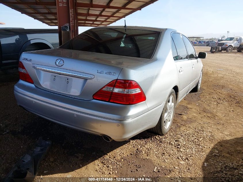 2004 Lexus Ls 430 VIN: JTHBN36F840161935 Lot: 41174548