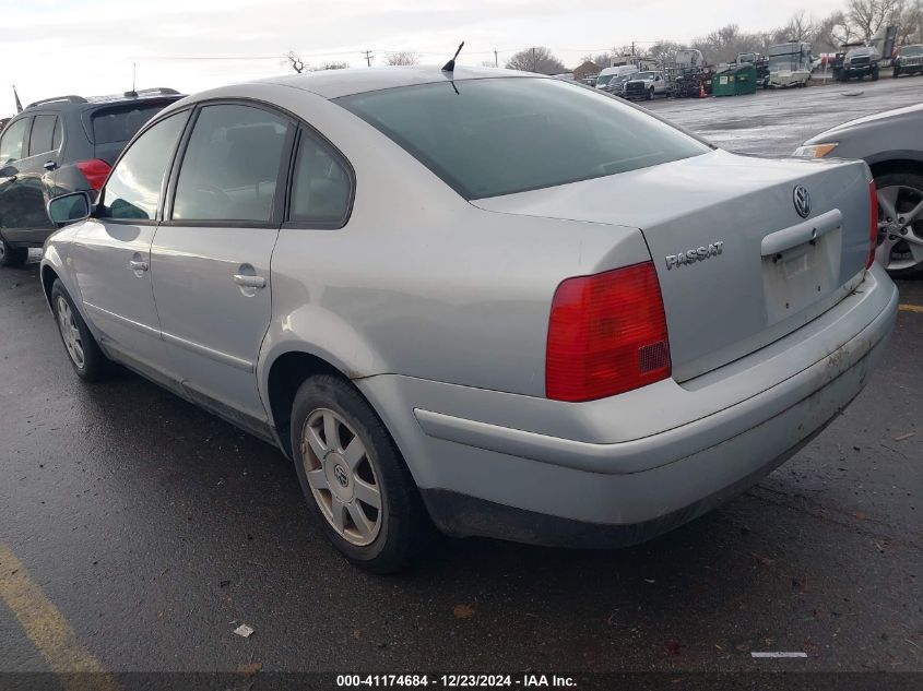 2000 Volkswagen Passat Gls VIN: WVWMA23BXYP153124 Lot: 41174684