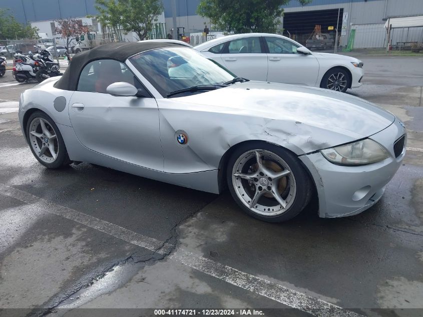 2003 BMW Z4 2.5I VIN: 4USBT33433LS44867 Lot: 41174721