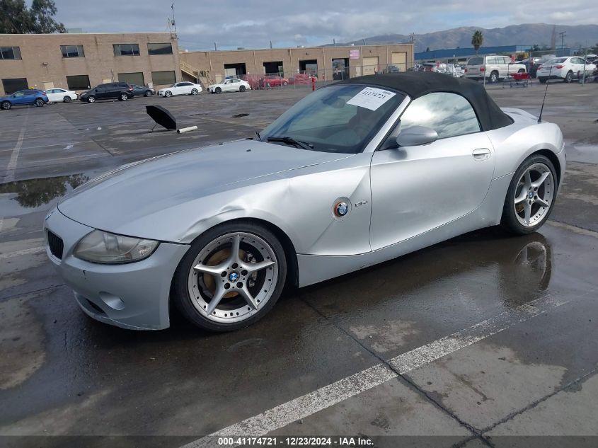 2003 BMW Z4 2.5I VIN: 4USBT33433LS44867 Lot: 41174721