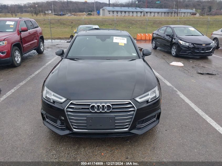 2017 Audi A4 2.0T Premium VIN: WAUENAF48HN020970 Lot: 41174909