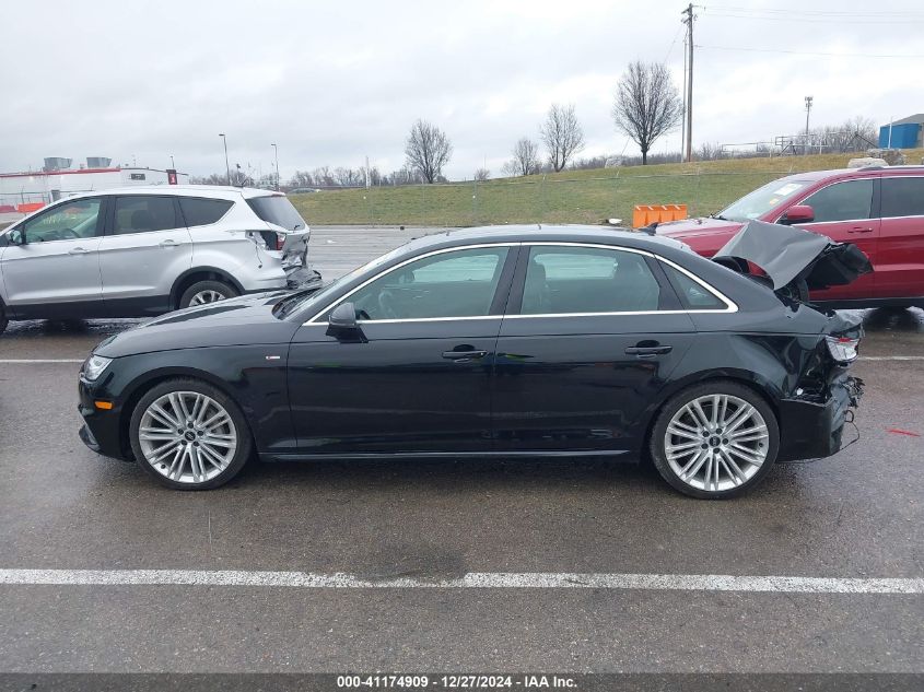 2017 Audi A4 2.0T Premium VIN: WAUENAF48HN020970 Lot: 41174909