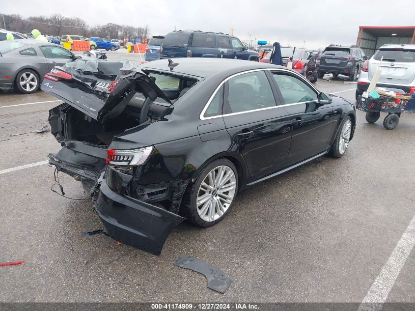 2017 Audi A4 2.0T Premium VIN: WAUENAF48HN020970 Lot: 41174909