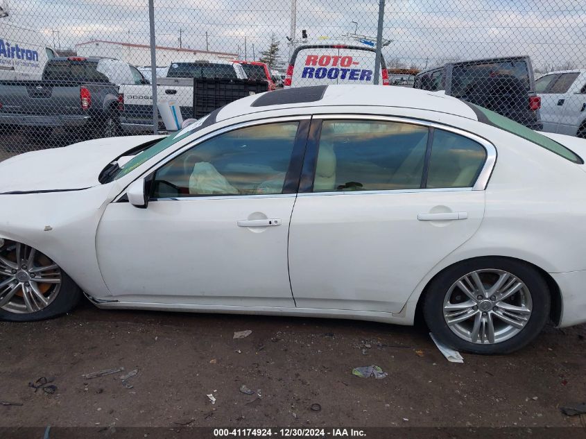 2012 Infiniti G37 VIN: JN1CV6AR0CM674518 Lot: 41174924