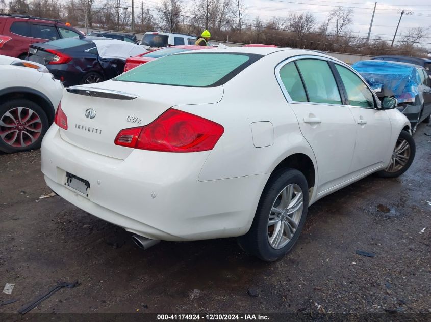 2012 Infiniti G37 VIN: JN1CV6AR0CM674518 Lot: 41174924