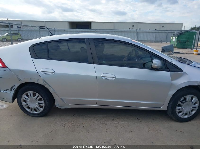 2010 Honda Insight Lx VIN: JHMZE2H52AS022753 Lot: 41174925