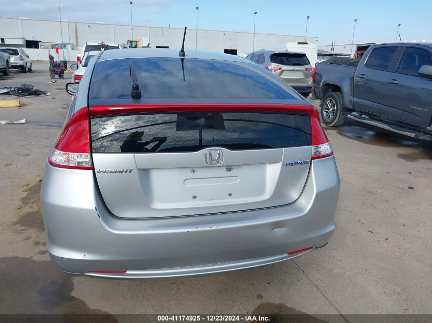 2010 Honda Insight Lx VIN: JHMZE2H52AS022753 Lot: 41174925