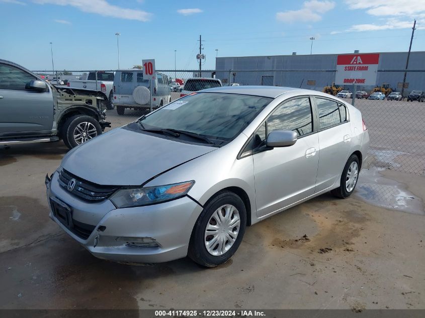 2010 Honda Insight Lx VIN: JHMZE2H52AS022753 Lot: 41174925