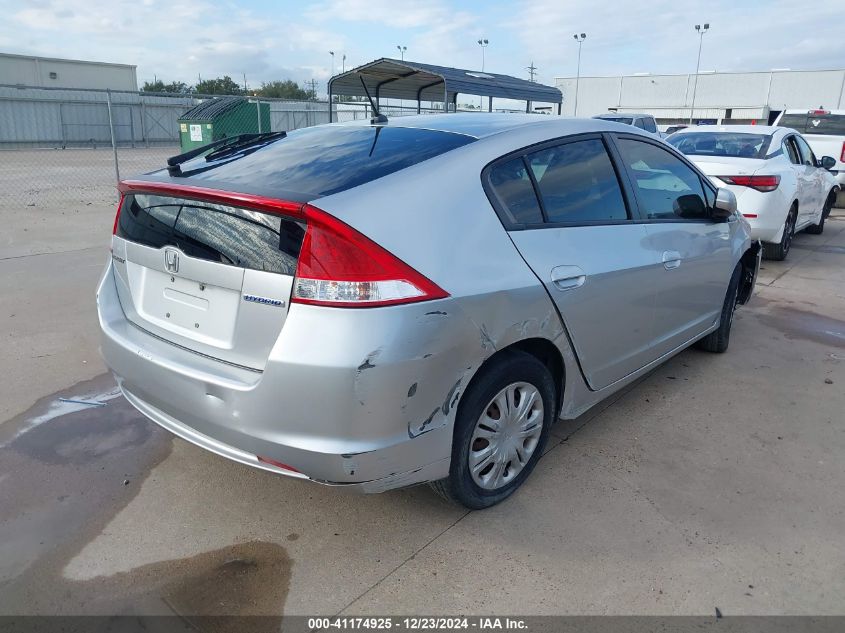 2010 Honda Insight Lx VIN: JHMZE2H52AS022753 Lot: 41174925