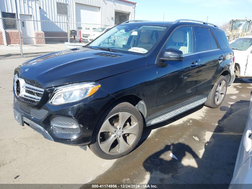 2017 Mercedes-Benz Gle 350 4Matic VIN: 4JGDA5HB2HA886342 Lot: 41174956