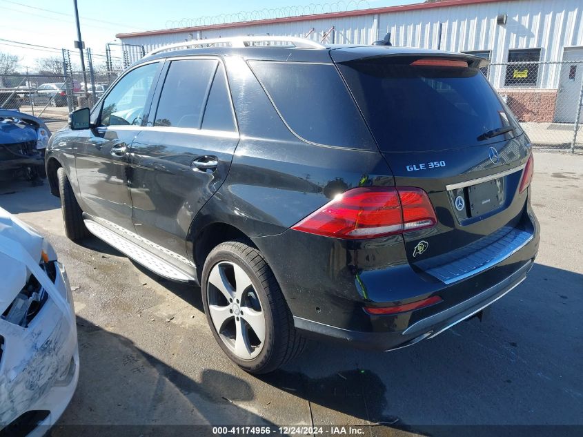 2017 Mercedes-Benz Gle 350 4Matic VIN: 4JGDA5HB2HA886342 Lot: 41174956