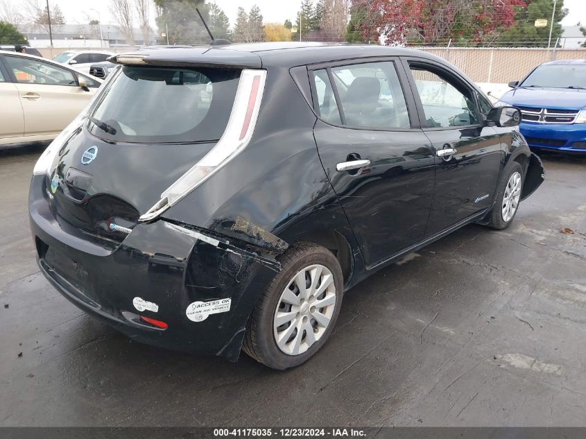 2015 Nissan Leaf S/Sv/Sl VIN: 1N4AZ0CP7FC312719 Lot: 41175035