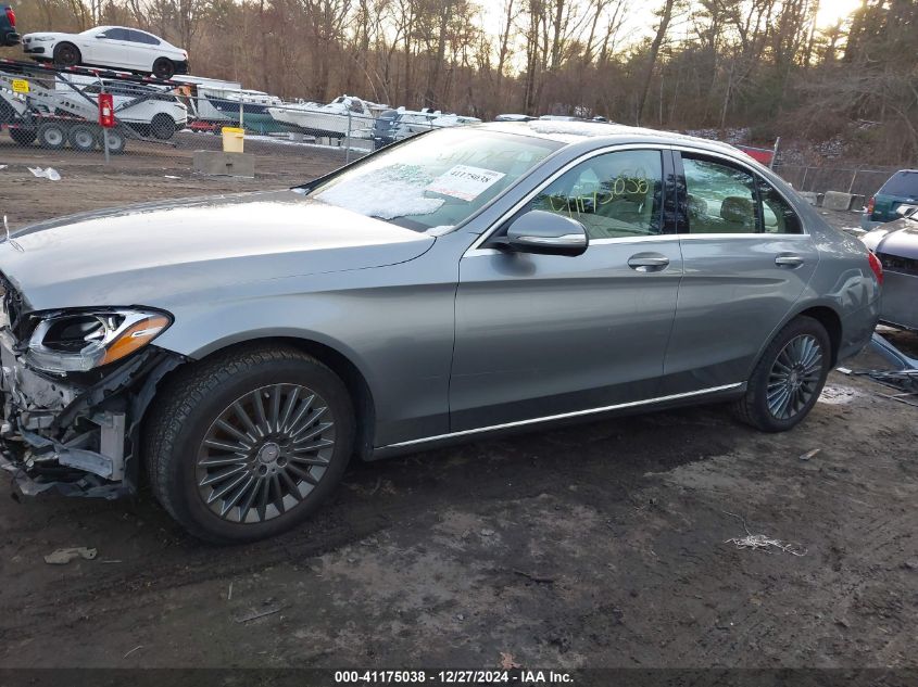 2015 Mercedes-Benz C 300 4Matic/Luxury 4Matic/Sport 4Matic VIN: 55SWF4KB3FU041326 Lot: 41175038