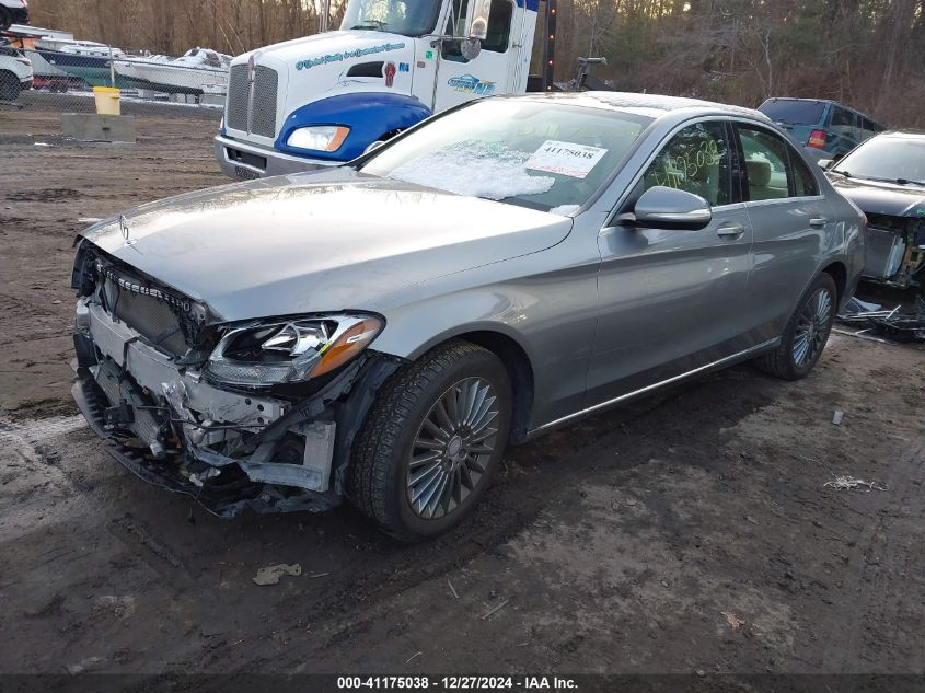 2015 Mercedes-Benz C 300 4Matic/Luxury 4Matic/Sport 4Matic VIN: 55SWF4KB3FU041326 Lot: 41175038