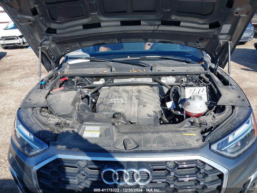 2022 Audi Q5 Premium 45 Tfsi S Line Quattro S Tronic VIN: WA1GAAFY5N2094705 Lot: 41175322