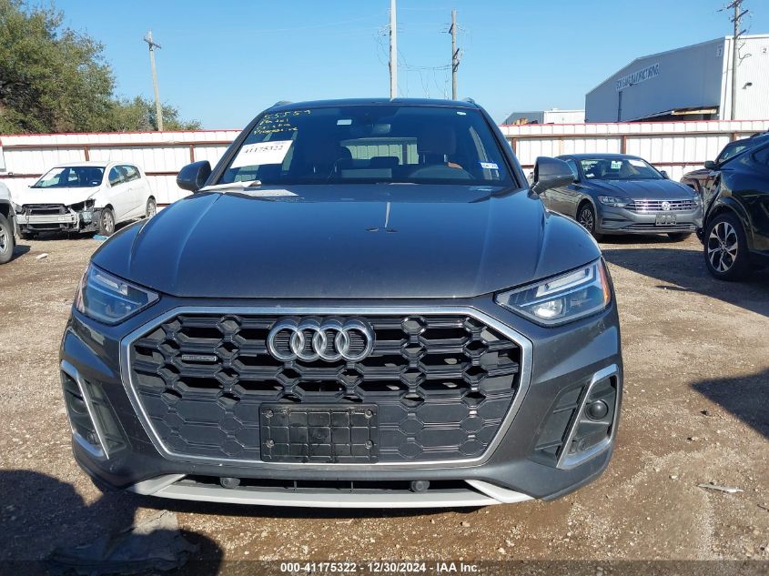 2022 Audi Q5 Premium 45 Tfsi S Line Quattro S Tronic VIN: WA1GAAFY5N2094705 Lot: 41175322